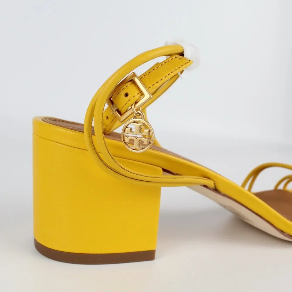 NEW Tory Burch Mini Benton Knot Strap Leather Sandals, US 7.5